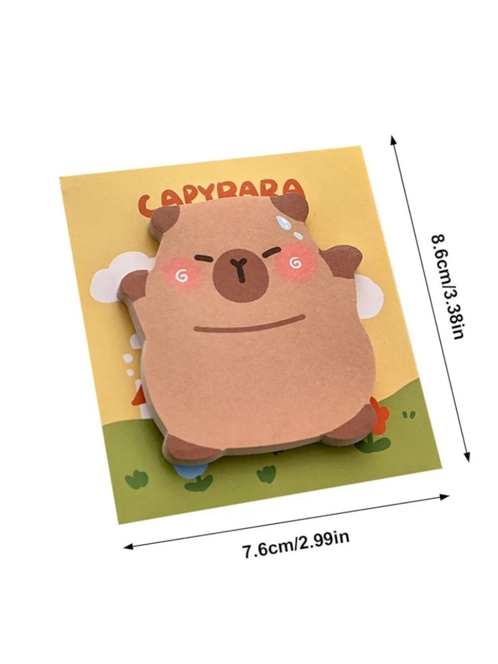 2/$10 Capybara Sticky Notes - Style 3 - Picture 2 of 5